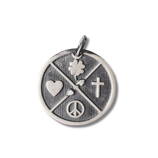 Love-Luck-Faith-Peace Talisman Charm