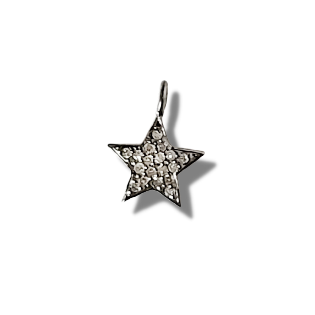 Tiny Diamond star Charm