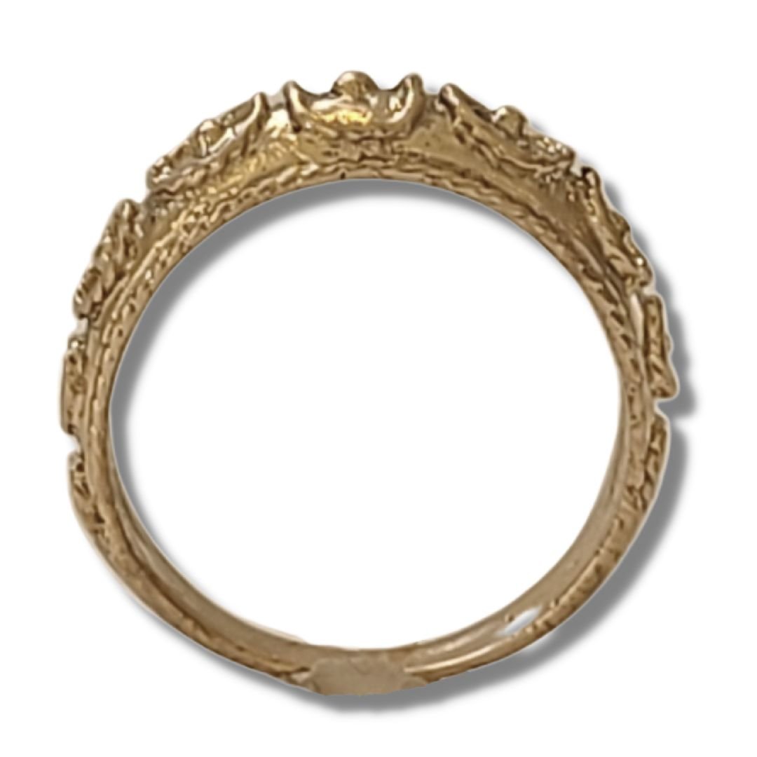 Bronze textured ring - Michelle Rhodes
