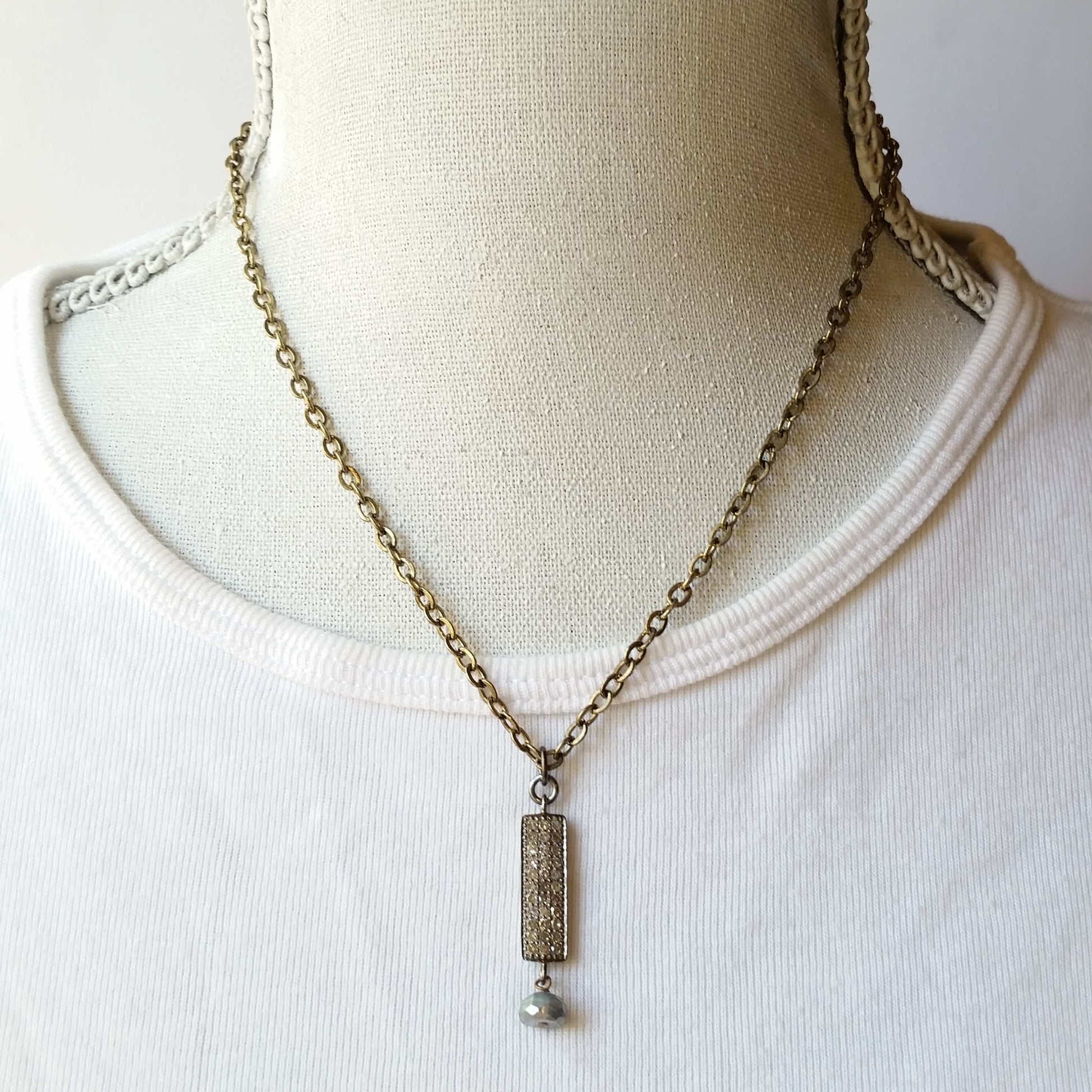 Diamond layering necklace - Michelle Rhodes