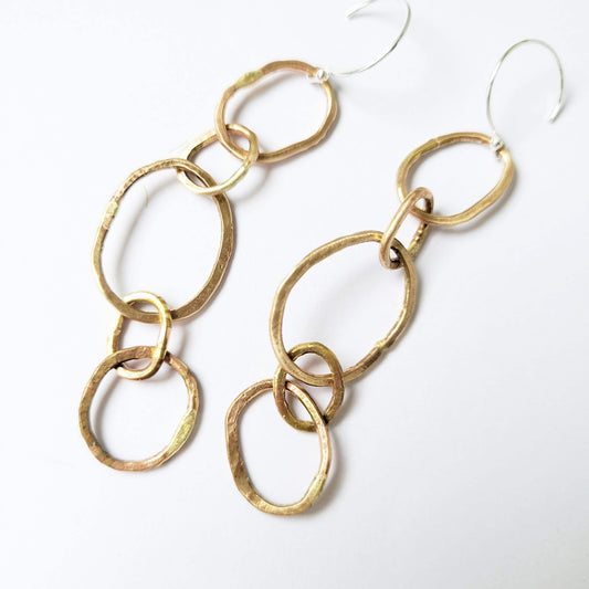 Handmade chain Earrings - Michelle Rhodes