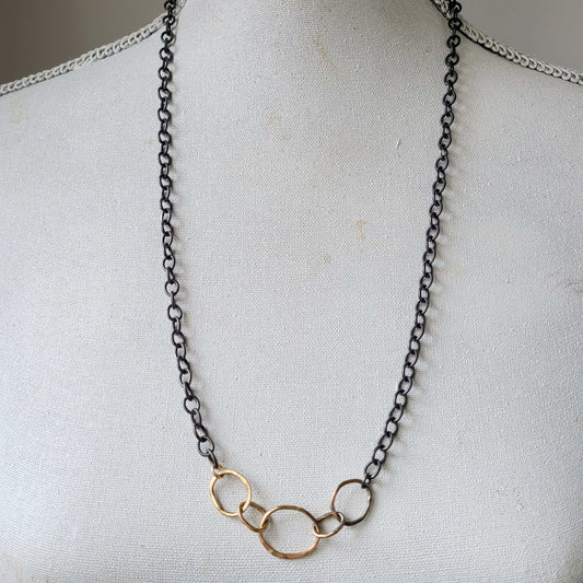 Long Handmade chain necklace - Michelle Rhodes