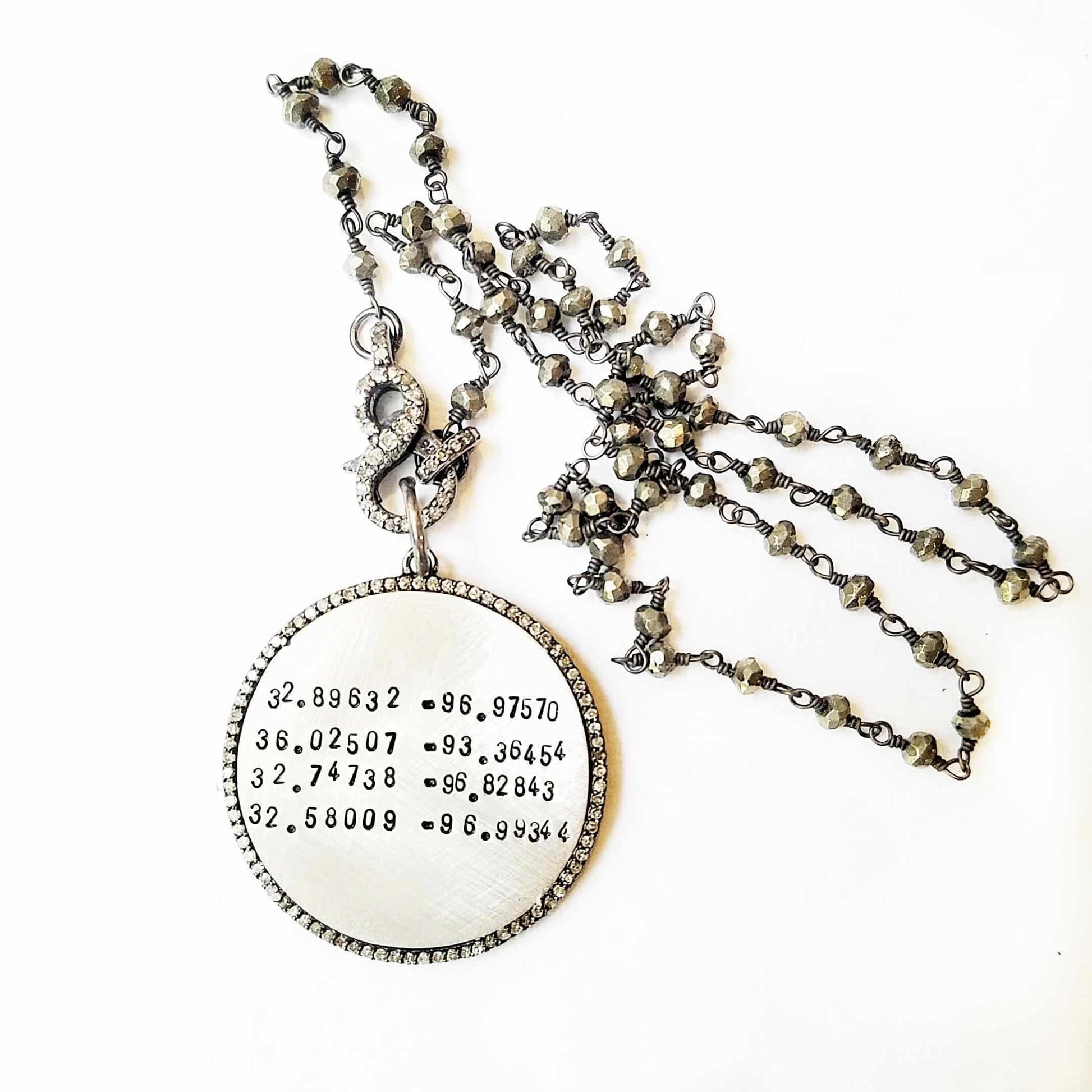 Personal messages large necklace - Michelle Rhodes